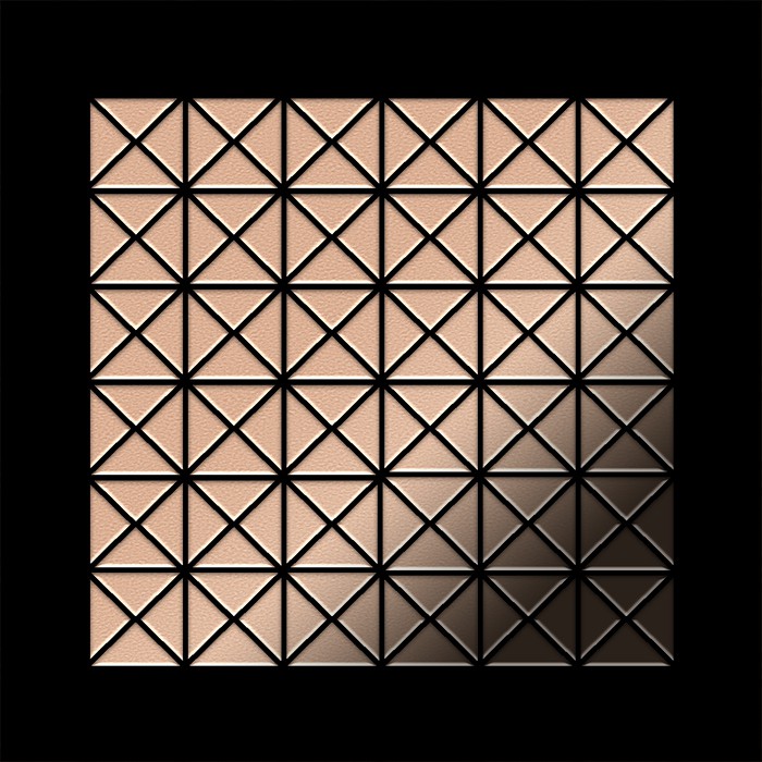 Azulejo mosaico de metal sólido Cobre laminado cobre 1,6 mm de grosor